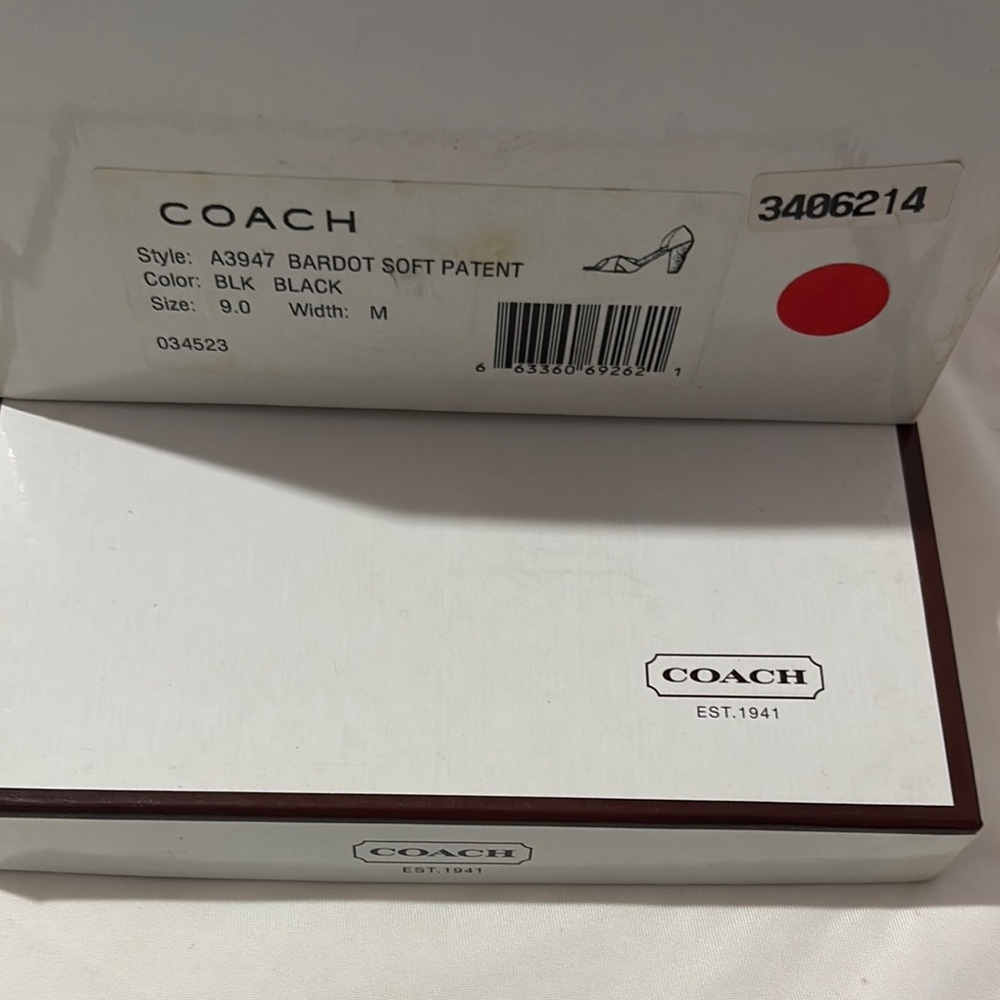 Coach Black Bardot Heels - Picture 15 of 16